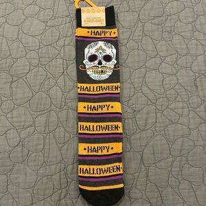 NWT Men’s Halloween Skull Socks